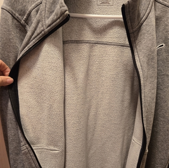 Puma Men's Size M Gray Long Sleeve Full Zip Collared Jacket/Sweatshirt - Picture 4 of 5